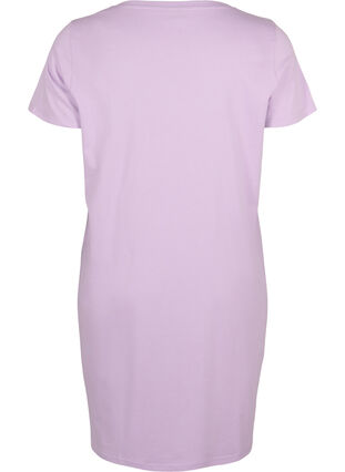 Chemise de nuit en coton à manches courtes, Lilac Breeze w. Life, Packshot image number 1
