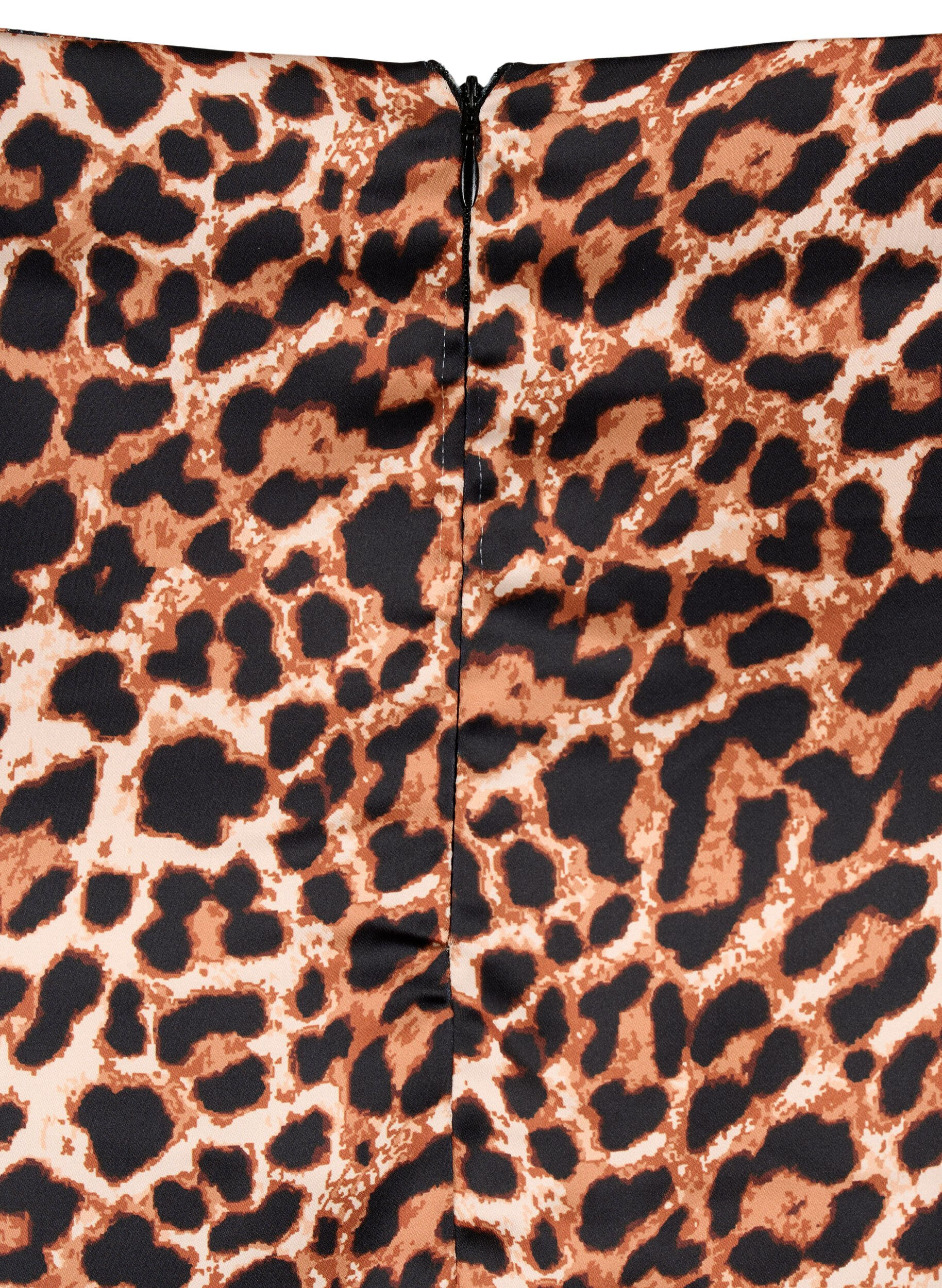 ZizziRok met luipaardprint en splitten, Leopard AOP, Packshot image number 2