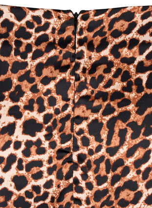 Jupe à imprimé léopard avec fentes, Leopard AOP, Packshot image number 2