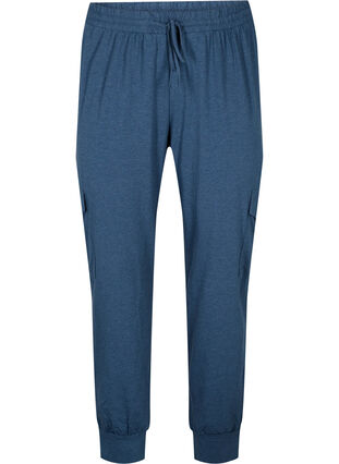 Pantalon de jogging avec poches cargo, Insignia Blue Mel. , Packshot image number 0