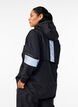 Veste de pluie avec détails réfléchissants, Noir, Model image number 2