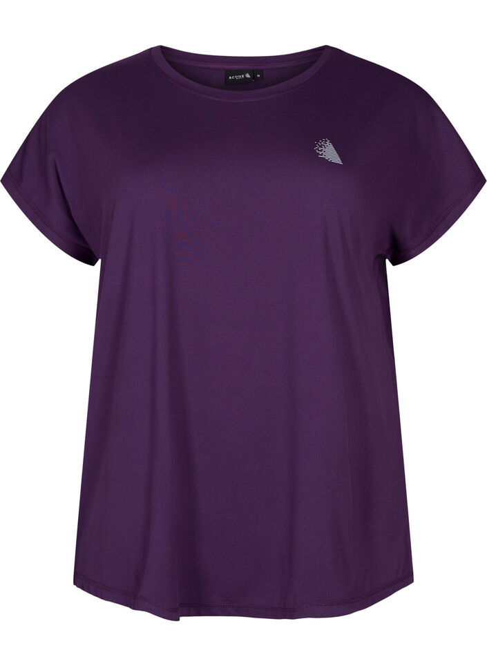 Trainings T-shirt met korte mouwen, Purple Pennant, Packshot image number 0