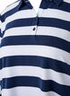 Polo shirt met lange mouwen en strepen, Blauw, Packshot image number 2