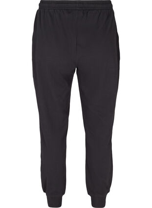 Pantalon de jogging en coton avec poches, Black, Packshot image number 1