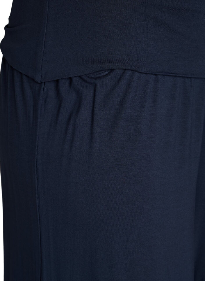 Jupe-culotte taille haute en jersey, Bleu, Packshot image number 2