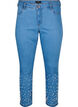 Slim fit Emily jeans met parels, Light Blue, Packshot image number 0
