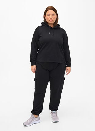 Sweat hoodie, Black, Model image number 2