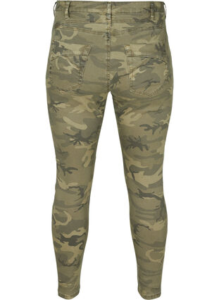 Pantalon près du corps avec imprimé camouflage, Camouflage, Packshot image number 1