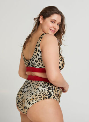 Bas de bikini, Young Leopard Print, Model image number 0
