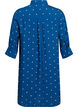 Korte jurk met kraag en borstzak, Blauw, Packshot image number 1