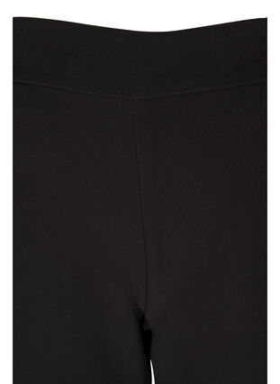 Pantalon de couleur unie et évasé, Black, Packshot image number 2