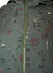 Gewatteerde winterjas met bloemenprint, Groen, Packshot image number 2