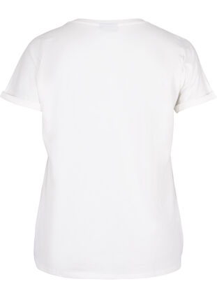 T-shirt à manches courtes avec broderie anglaise, Off White Mel, Packshot image number 1