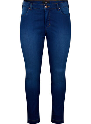 Jean taille régulière Viona, Blue Denim, Packshot image number 0