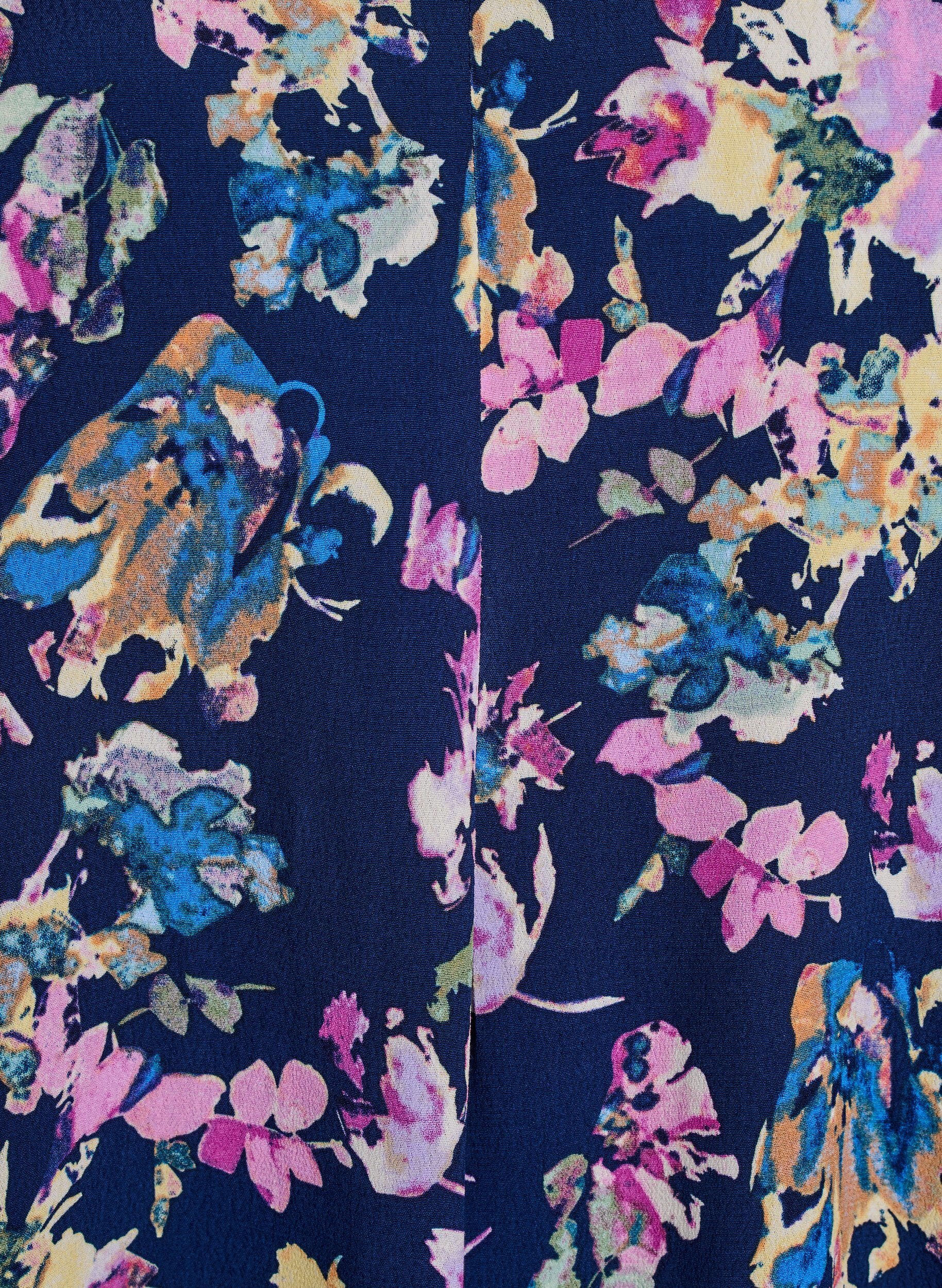 ZizziViscose A-lijn jurk, Blauw, Packshot image number 2