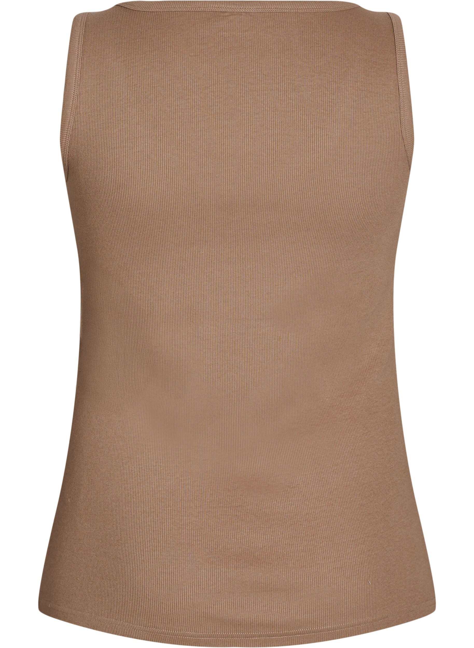 ZizziHaut ajust&eacute; avec motif, Marron, Packshot image number 1