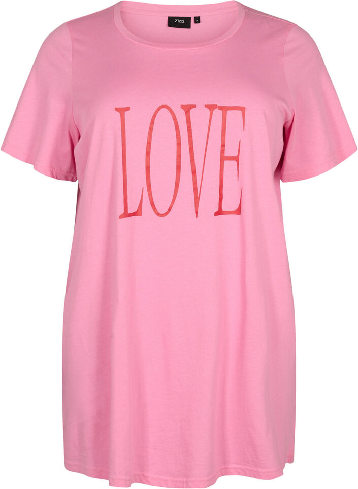 T-shirt oversize avec imprimé, Rosebloom W. Love, Packshot image number 0