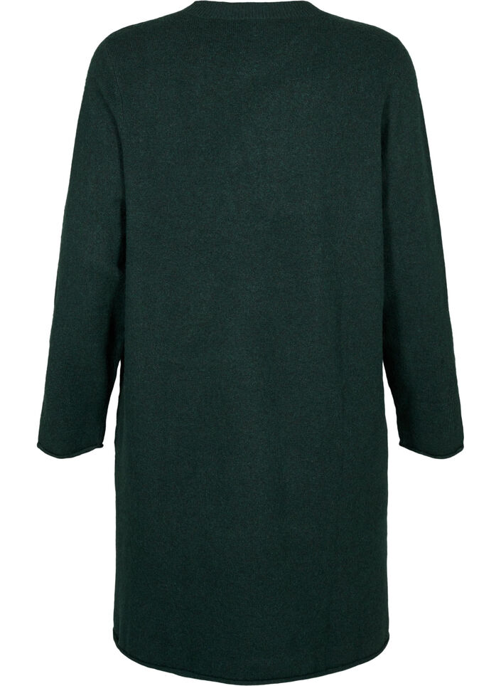 Robe en maille à col rond et fendue, Scarab Mel., Packshot image number 1