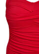Maillot de bain drap&eacute; avec bonnets rembourr&eacute;s, Rouge, Packshot image number 2