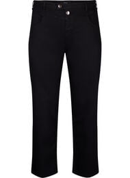 Regular fit Gemma jeans met hoge taille, Black, Packshot