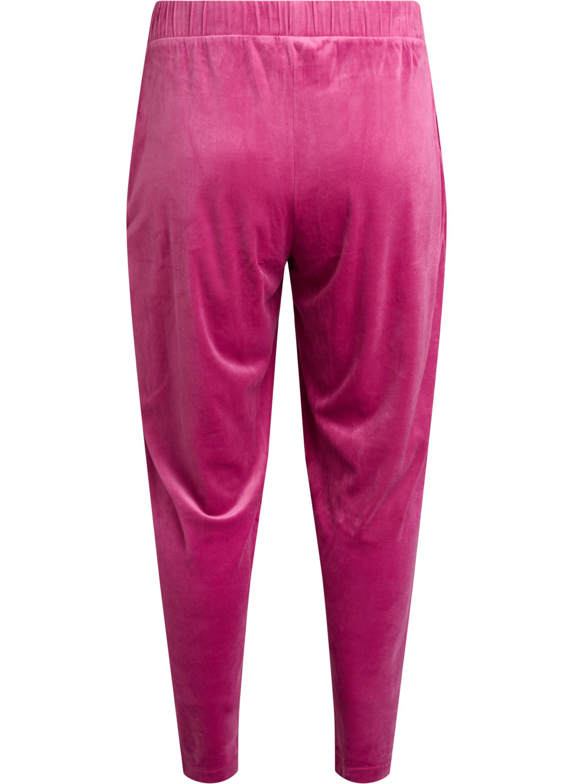 Zizzi Pantalon en velours avec poches, Boysenberry, Packshot image number 1