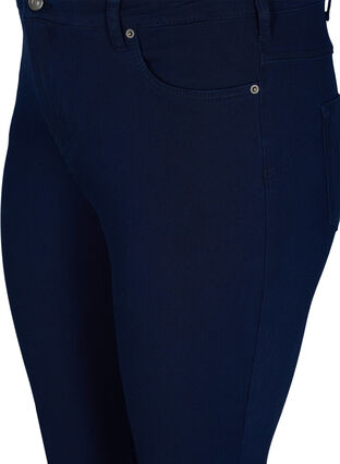 Jean Amy taille haute avec 4-way stretch, Dark blue, Packshot image number 2