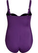 Maillot de bain drap&eacute; avec bonnets rembourr&eacute;s, Violet, Packshot image number 1