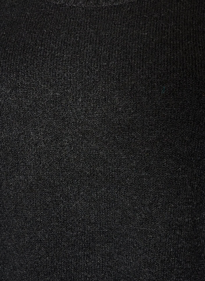 Pull ample &agrave; col rond, Noir, Packshot image number 2