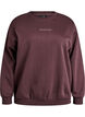 Sweatshirt avec d&eacute;tail statement, Marron, Packshot image number 0