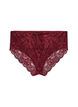 Culotte avec de la dentelle et un n&oelig;ud &agrave; l'arri&egrave;re, Bordeaux fonc&eacute;, Packshot image number 1