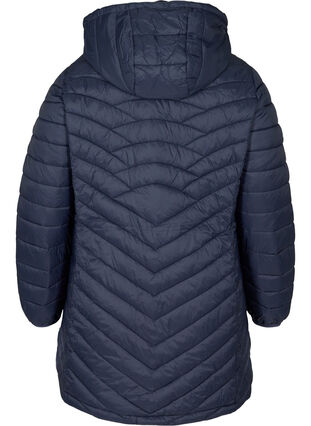 Lange lichte gewatteerde jas , Night Sky, Packshot image number 1