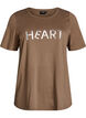 T-shirt imprim&eacute;, Marron, Packshot image number 0