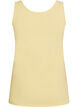 Haut basic uni en coton, Jaune clair, Packshot image number 1