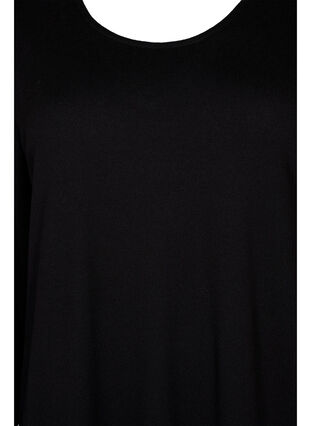 Robe à manches longues avec détail dans le dos, Black, Packshot image number 2