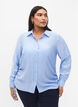 Shirt van viscose met ruches, Serenity, Model image number 0