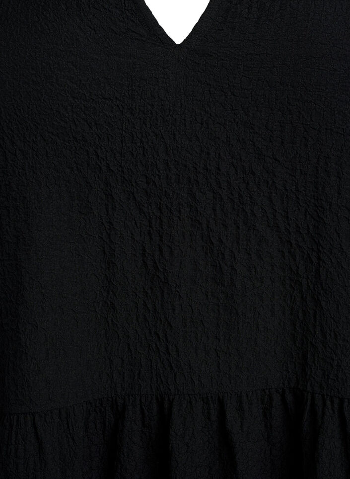 Korte A-lijn jurk, Zwart, Packshot image number 2