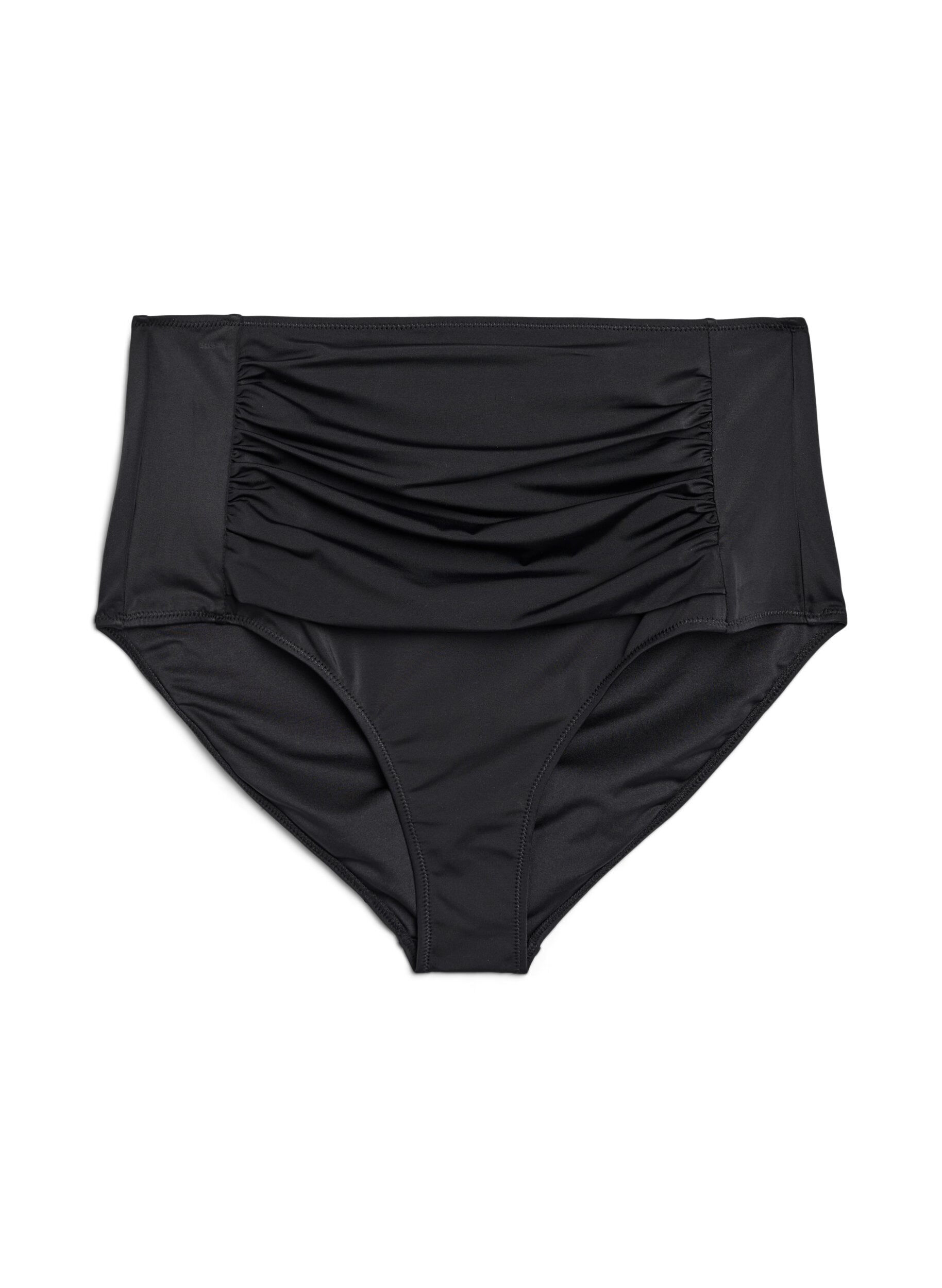 Bas de bikini &agrave; taille haute