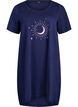 Chemise de nuit &agrave; manches courtes en coton biologique, Bleu, Packshot image number 0