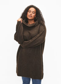 Robe tricot en mélange, Demitasse Mel., Model