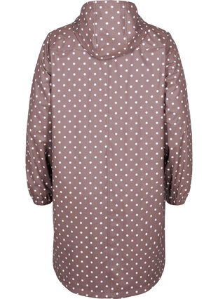 Veste de pluie à pois avec capuche, Iron W/White dot, Packshot image number 1