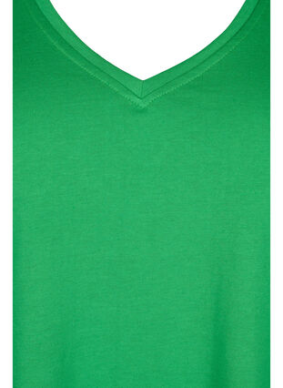 FLASH - T-shirt avec col en V, Kelly Green, Packshot image number 2