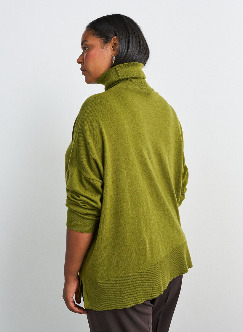 Coltrui met losse pasvorm, Groen, Model image number 2