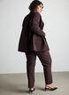 Broek met zakken en rechte pijpen, Bruin, Model image number 1