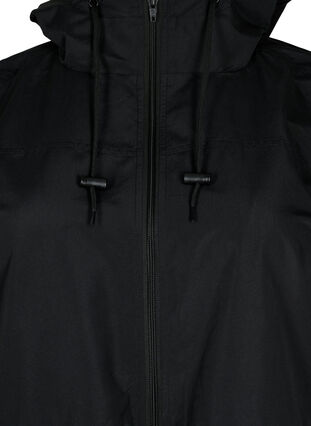 FLASH - Parka imperméable avec capuche, Black, Packshot image number 2
