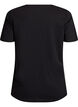 T-shirt imprim&eacute;, Noir, Packshot image number 1