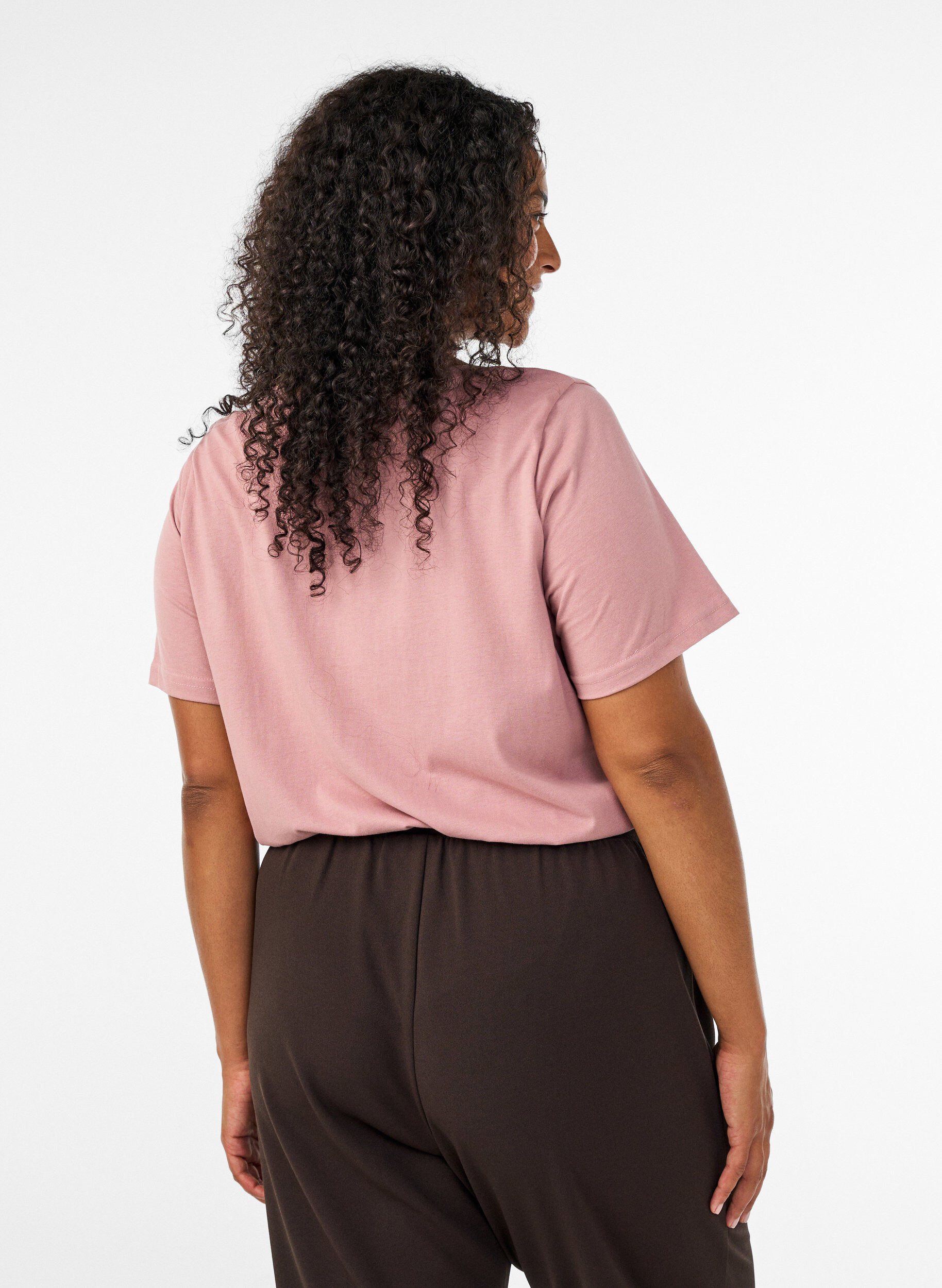 ZizziT-shirt met print, Rood, Model image number 2
