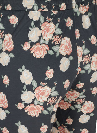 Katoenen pyjama broek met bloemenprint, Blue Flower AOP, Packshot image number 3