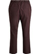 Broek met zakken en rechte pijpen, Bruin, Packshot image number 1