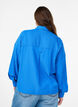 Gestreept shirt met knoopdetail op de achterkant, Blauw, Model image number 2