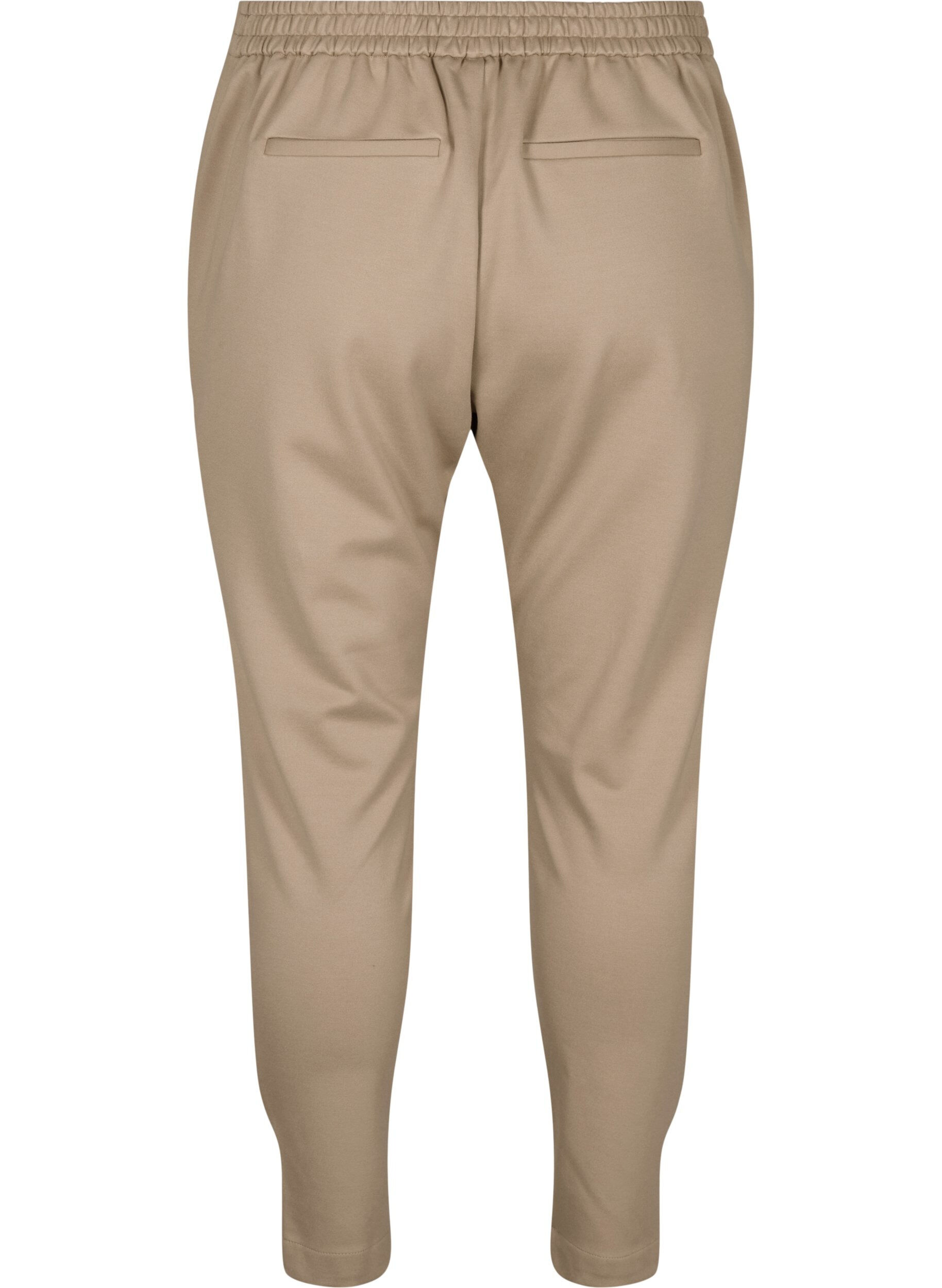 ZizziKorte broek met zakken, Beige, Packshot image number 1